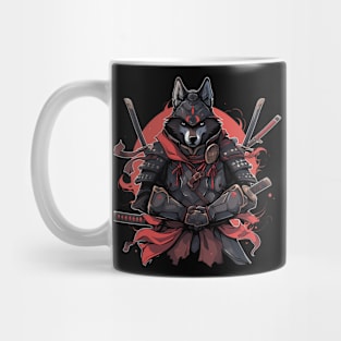 samurai dog Mug